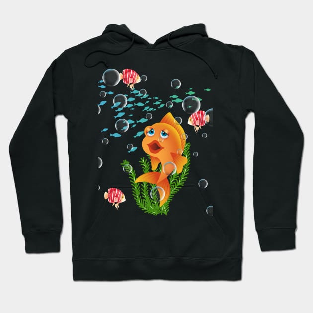 Colourful Fish Hoodie by Bestworker